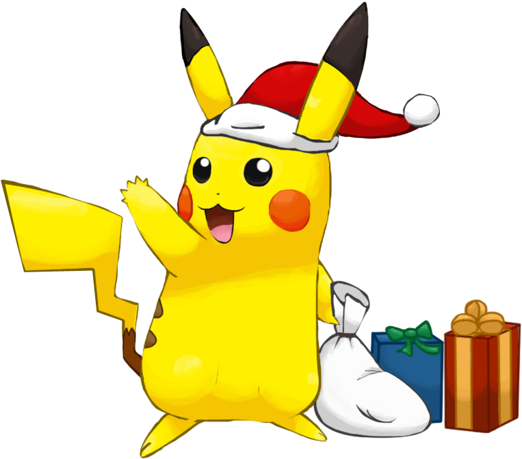 Pokemon Christmas Clipart - Christmas Render (774x690)