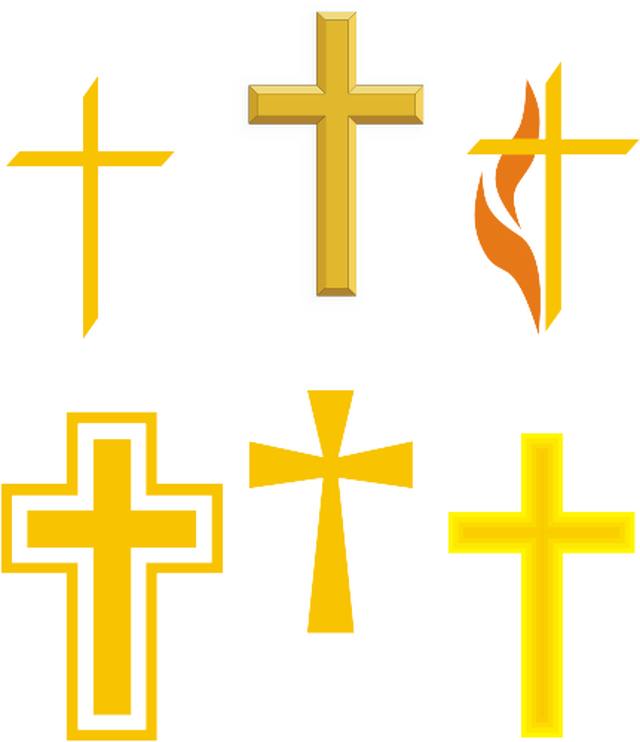 Images Of The Christian Cross - Christianity Symbols Of The Church (640x742)
