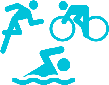 Triathlon Training - Triathlon Icons Png (400x400)