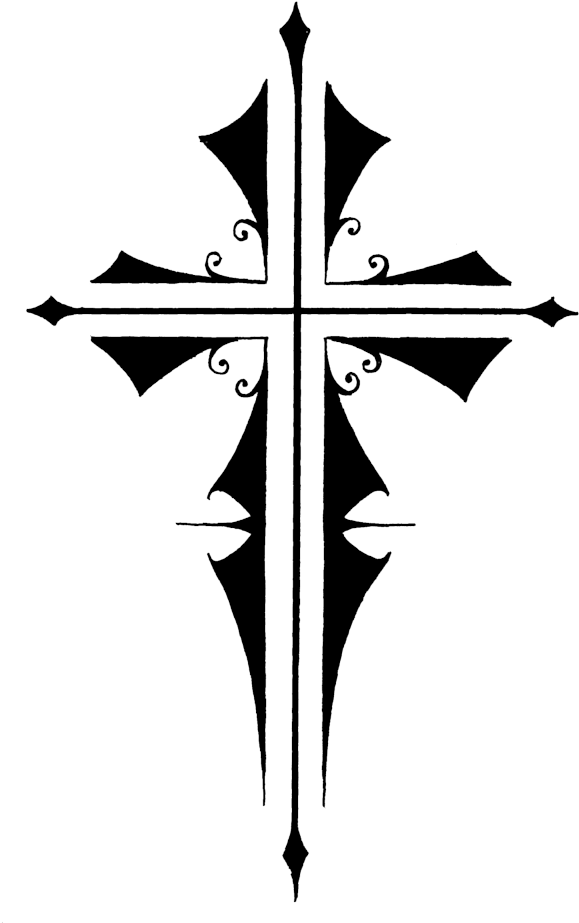 Cross - Tattoo Cruz Png (600x952)
