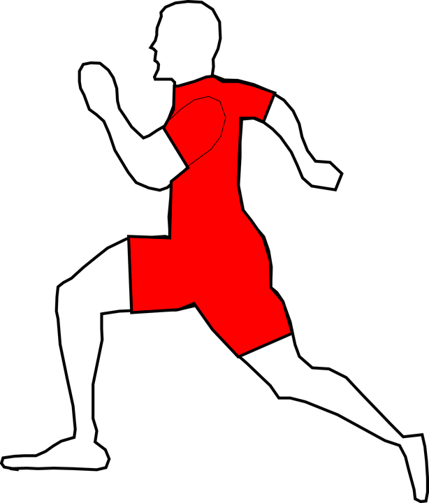 Running In Red For A Great Cause - Force Clipart (614x720)