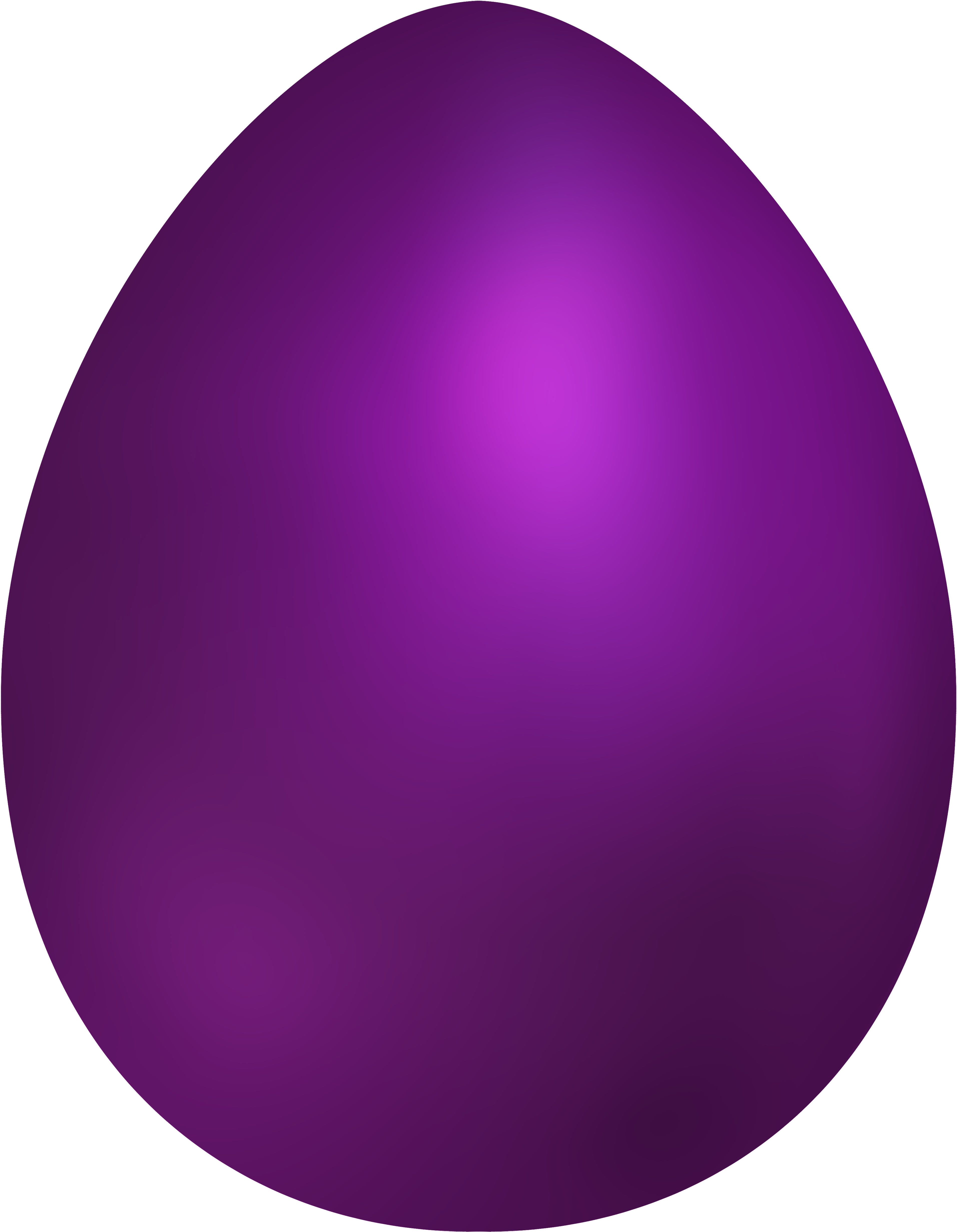 Purple Easter Egg Png Clip Art - Egg Clipart Easter Egg Free (3879x5000)