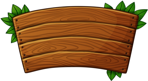 Related Wood Clipart Png - Letrero De Madera Png (500x280)
