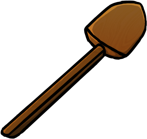 Pixel - Minecraft Wood Shovel Png (512x512)