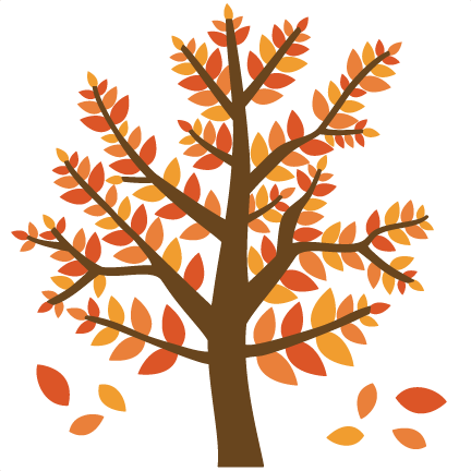 Fall Tree Svg Files For Scrapbooking Fall Tree Svg - Fall Tree Clipart Transparent Background (432x432)