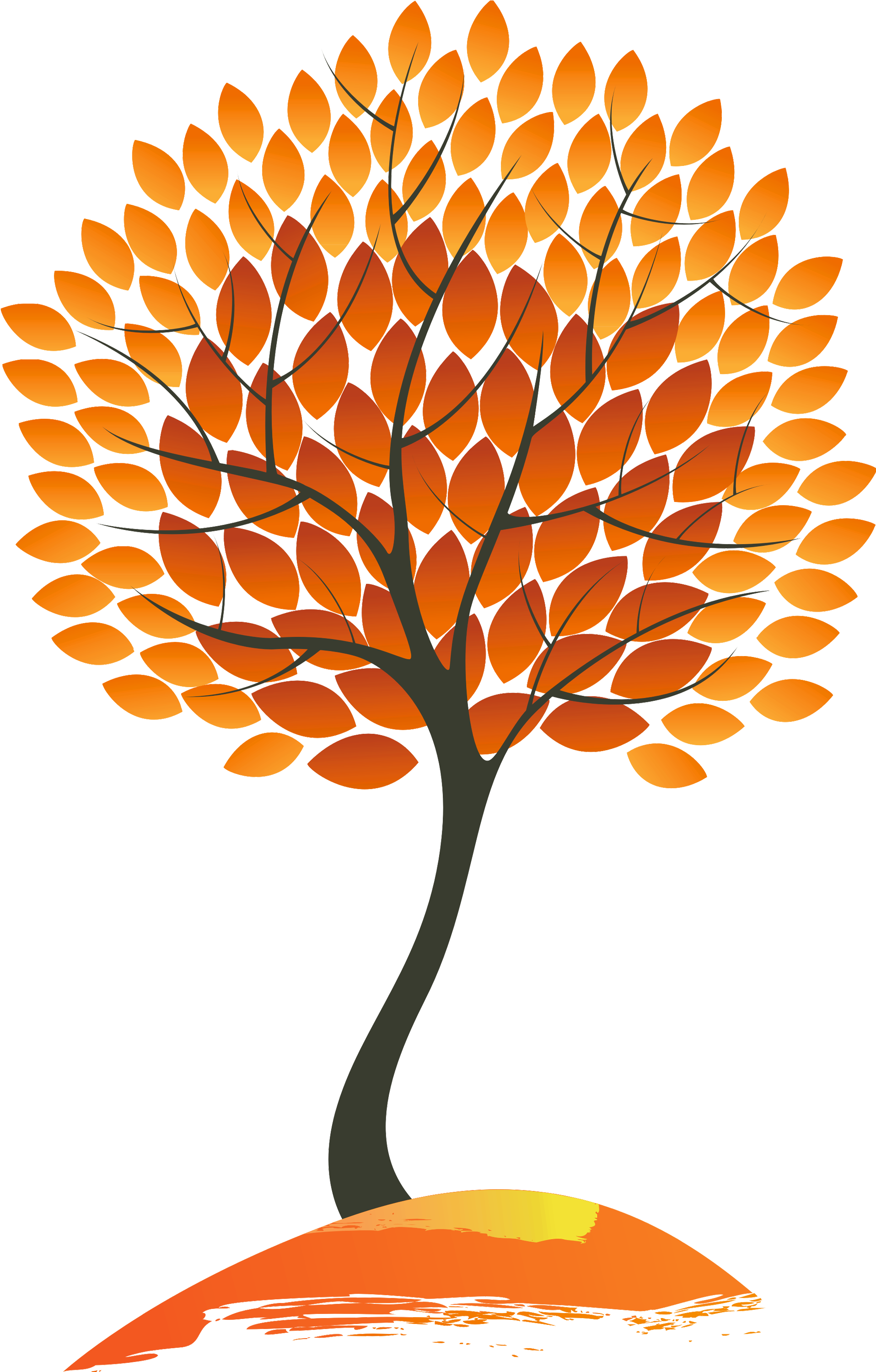 Autumn Tree Clip Art - Autumn Clip Art Tree (2073x3120)