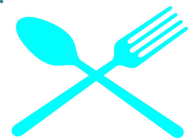 Fork And Spoon Cross Svg Clip Arts 600 X 440 Px - Red Fork And Knife Png (600x440)