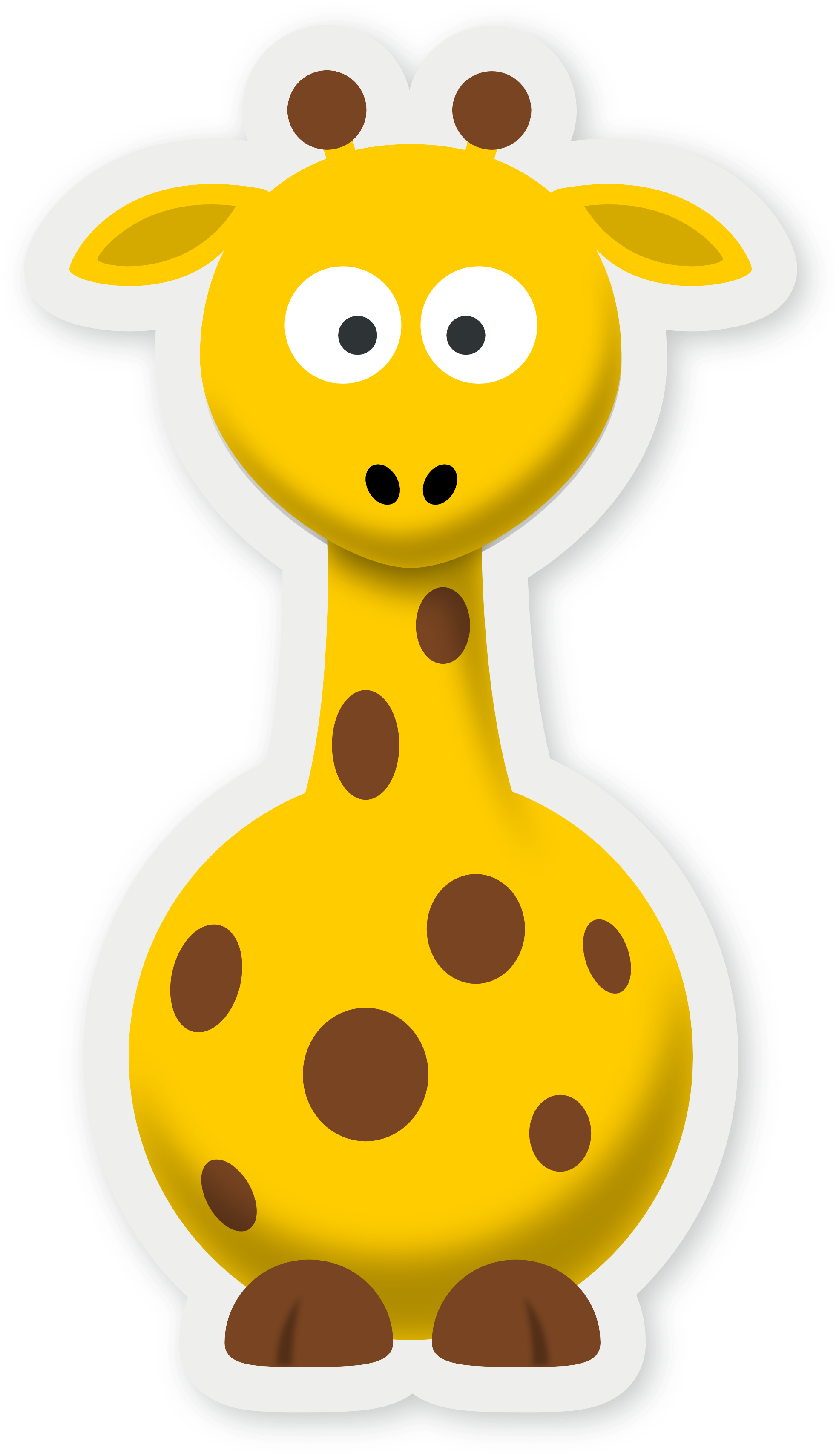 Stenciling - Thank You Cute Cartoon (1979x3424)