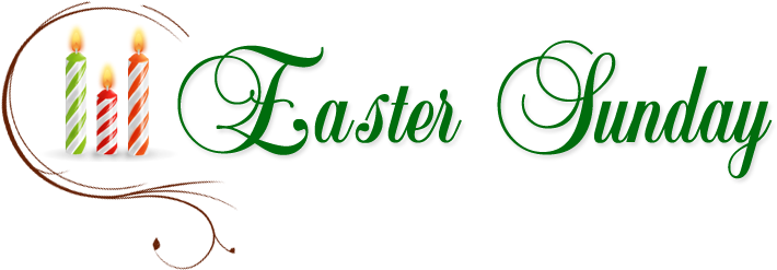 Easter Clipart Easter Sunday - Free Clip Art Easter Sunday (743x292)
