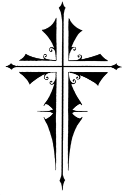 Cross Tattoos Transparent Clipart - Best Tattoo Png Download (400x400)