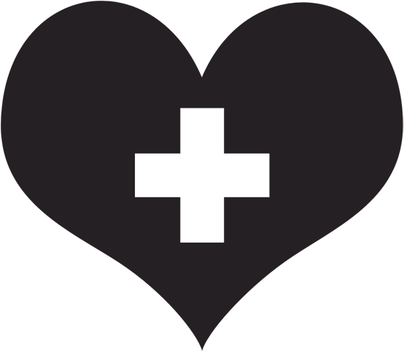 Heart With Medical Plus Sign - Vet Symbol (600x600)