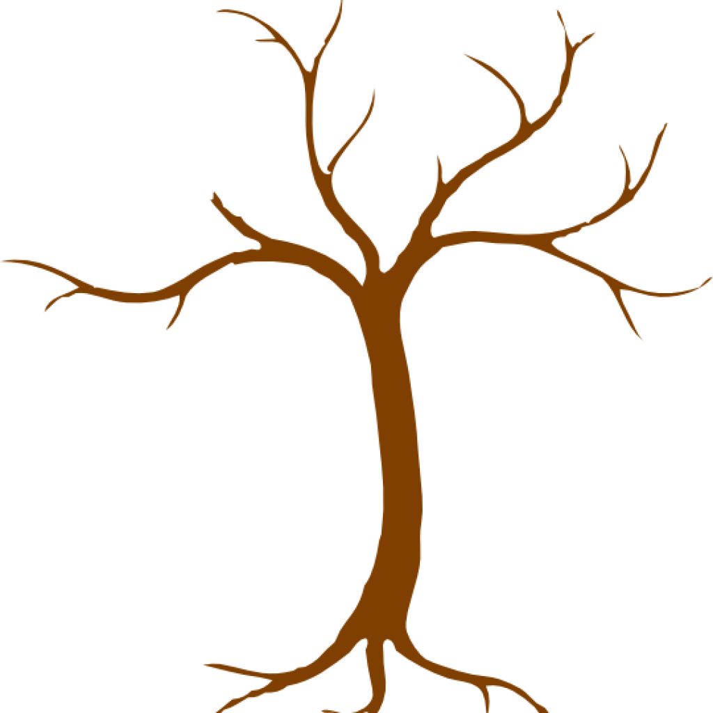 Bare Tree Clipart Bare Tree Trunk Clipart Clipart Free - Tree Without Leaves Clipart (1024x1024)