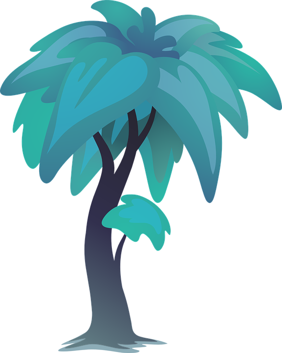Cartoon Palm Tree Images 23, Buy Clip Art - รูป ต้น ไม่ ใน การ์ตูน (577x720)