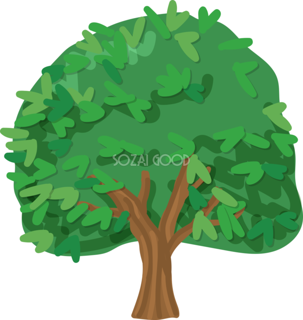 木 シンプルなみかんの木 無料イラスト82048 - みかん の 木 イラスト (625x660)