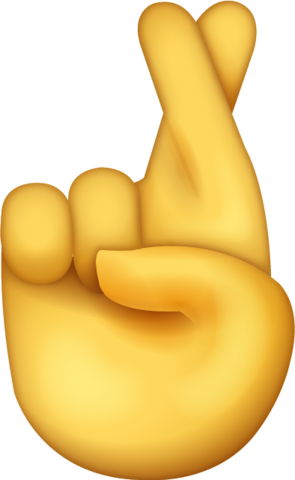 Download Fingers Crossed Emoji Iconiphone Emoji Icon - Fingers Crossed Emoji Png (295x480)