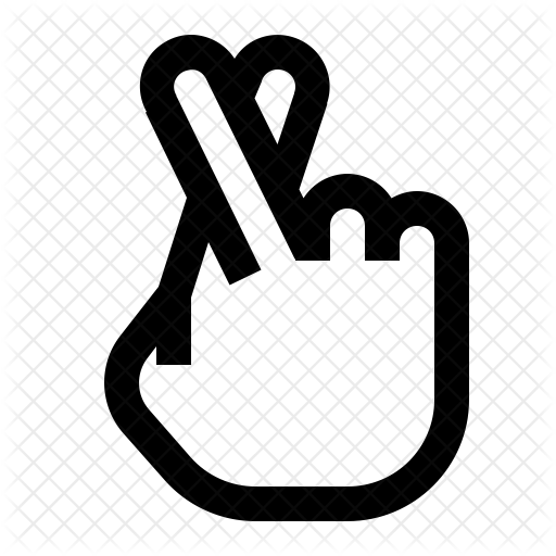 Crossed Fingers Icon - Middle Finger Svg Free (512x512)