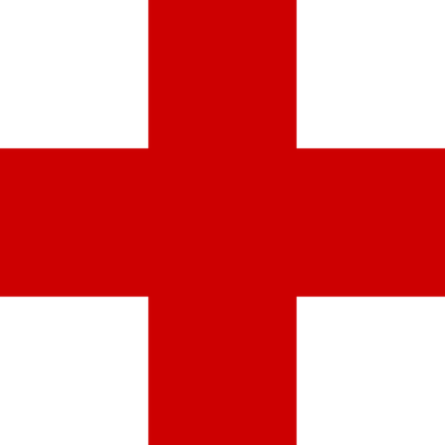 Cross Page Png Red Cross Emoji Png - Red Cross With White Background (400x400)