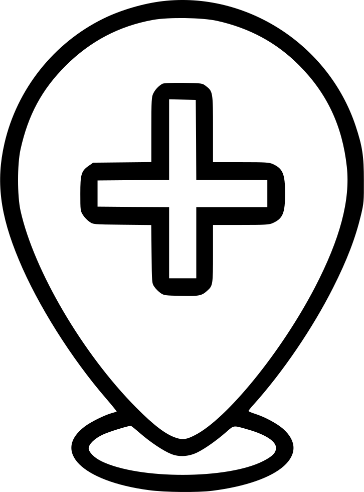 Hospital Cross Pin Mark Comments - Clip Art Nasal Spray (726x980)
