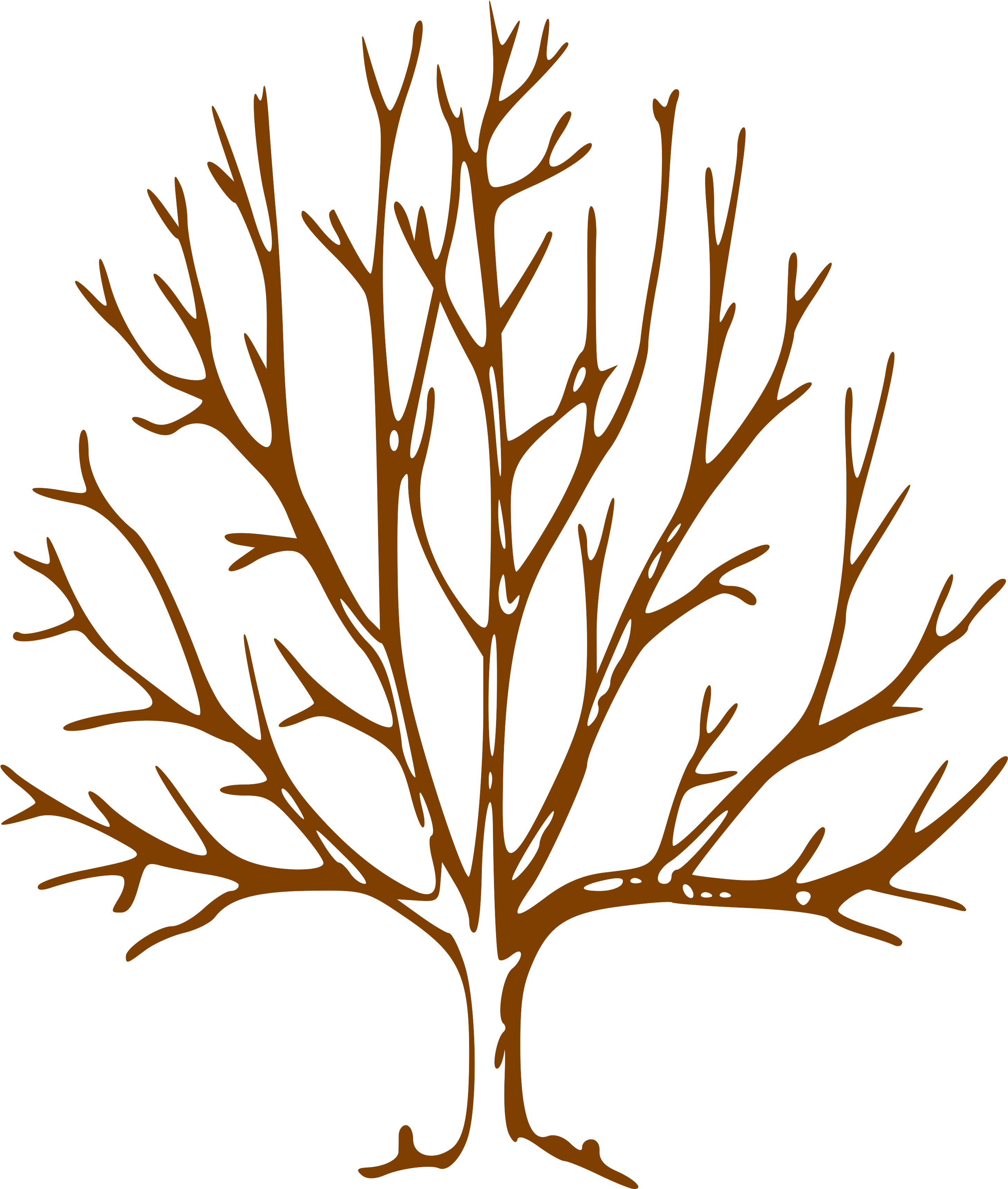 Simple Bare Tree Clipart Image Info - Nigger Of The Narcissus A Tale (3300x4200)