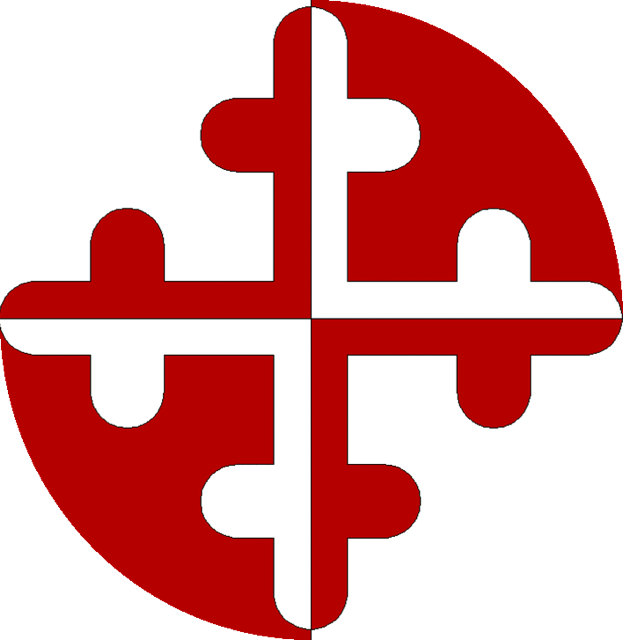 Maryland Cross Red - Maryland United Fc Logo (623x640)