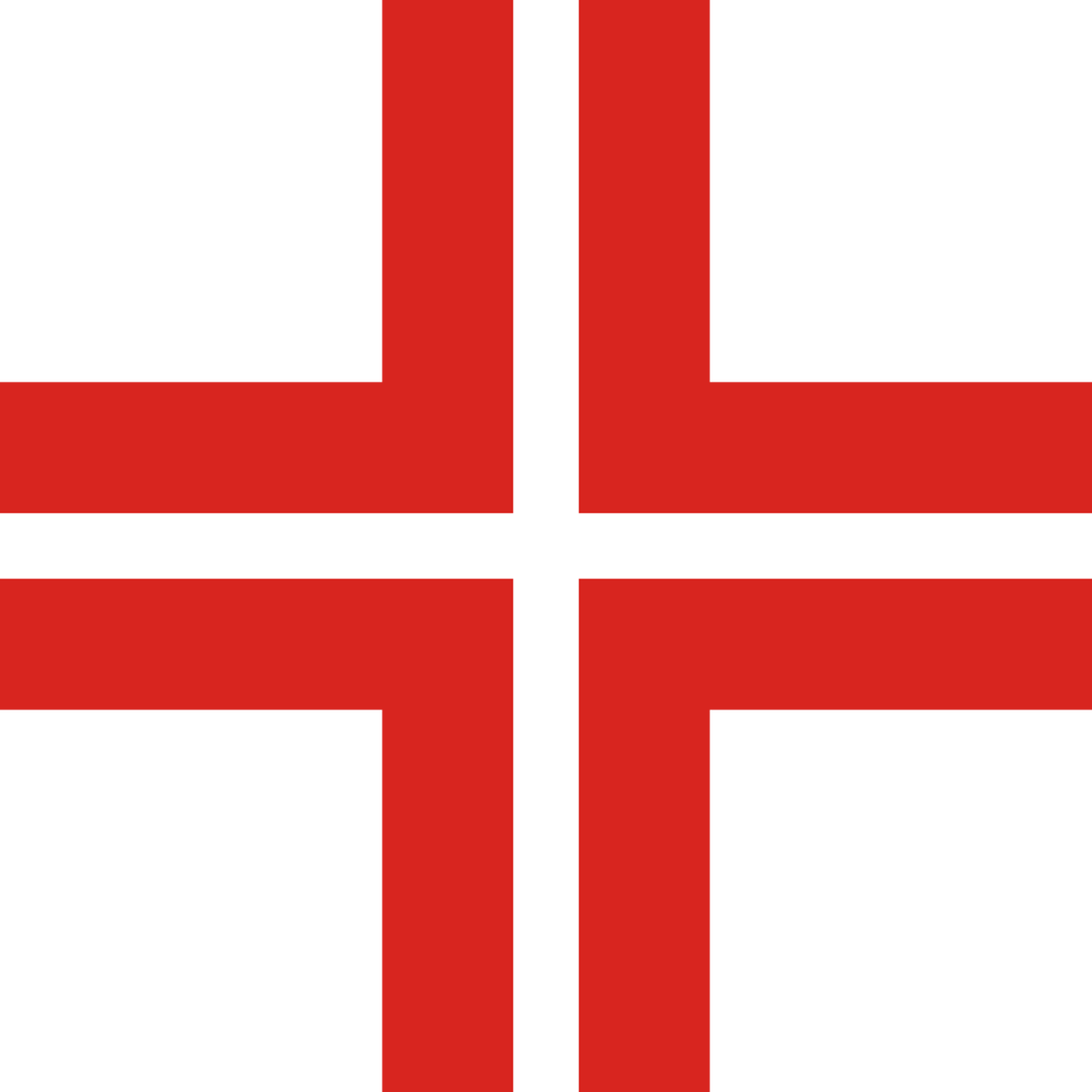 Croce Bianca E Rossa - Baltic Cross Flag (1024x1024)