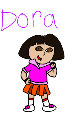 Dora The Explorer Wallpaper Probably With Anime Entitled - Wallpaper (375x500)