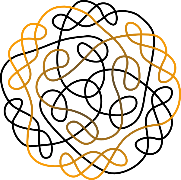 Celtic Knot Clip Art At Clker - Tostadora.co.uk Bags Celtic Knot, Shoulder Bag (600x596)