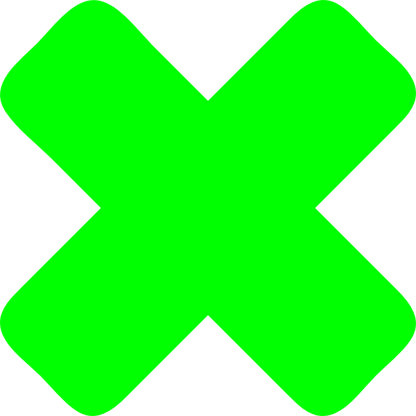 Cross Out Green (600x600)