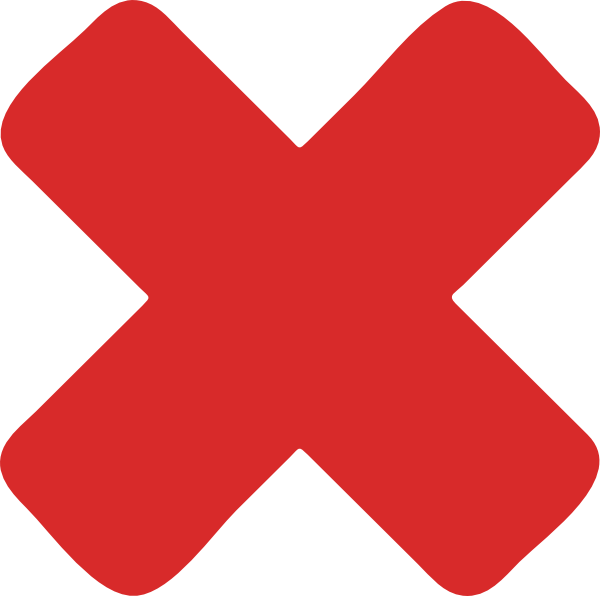 Cross Out Clip Art Clipart - Wrong Clip Art (600x596)