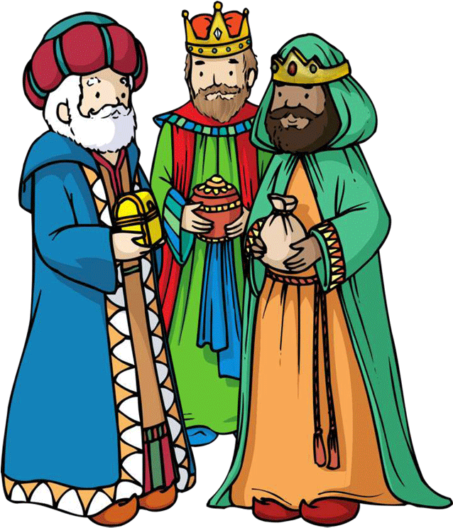 Dificultades Del Camino No Fue Nada Fácil Para Los - Three Wise Men Nativity (637x753)