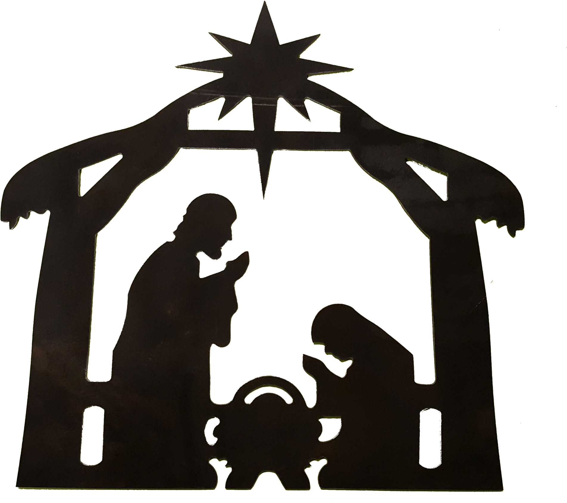Nativity Scene - Nativity Silhouette Clip Art Transparent (2048x1849)