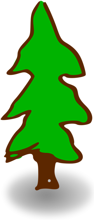 Christmas Tree Transparent Background - Cartoon Tree With Transparent Background (958x958)
