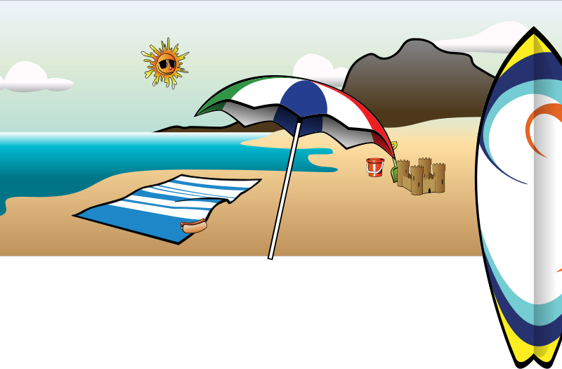 Clipart - Summer Celebration Clipart (800x525)