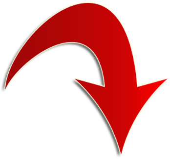 Curved Red Arrow - Arrow (360x360)