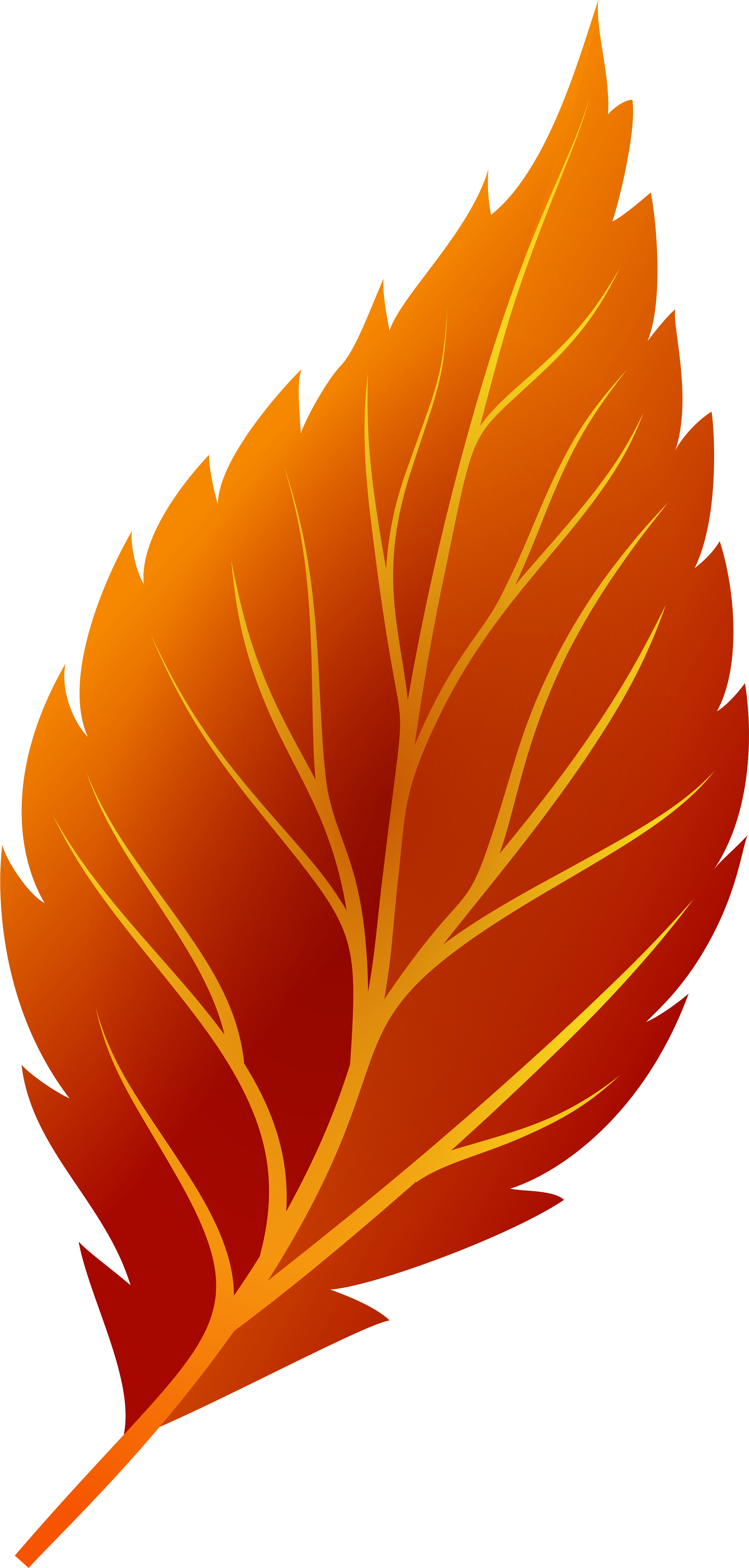 Red Autumn Leaf Png Clip Art - Autumn Leaves Leaves Png (3892x8000)