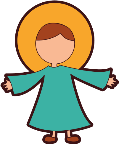 Little Jesus Baby Manger Character - Little Jesus Baby Manger Character (550x550)