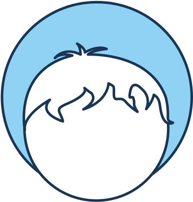 Little Jesus Baby Manger Character - Circle (550x550)