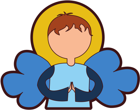 Cute Angel Manger Character - Cute Angel Manger Character (550x550)