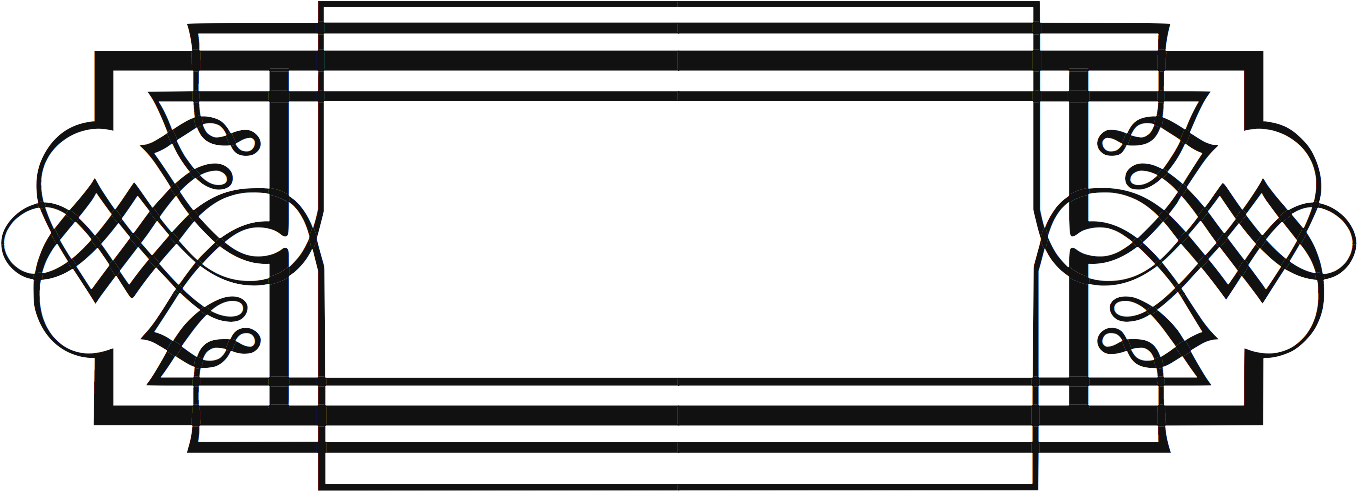 Scroll Line Clipart Owydvd Clipart - Glücklicher Feiertags-elegante Schneeflocken Postkarte (1409x561)