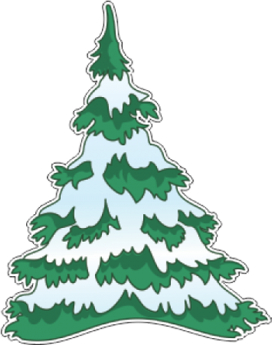 Eastern White Pine Tree Snow Clip Art - Eastern White Pine Tree Snow Clip Art (500x500)