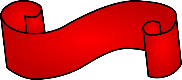 Red Banner Clip Art Pictures To Pin On Pinterest - Clip Art (600x263)