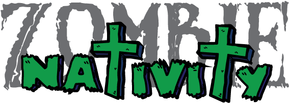 Buy Your Zombie Nativity Today - Cross (615x238)