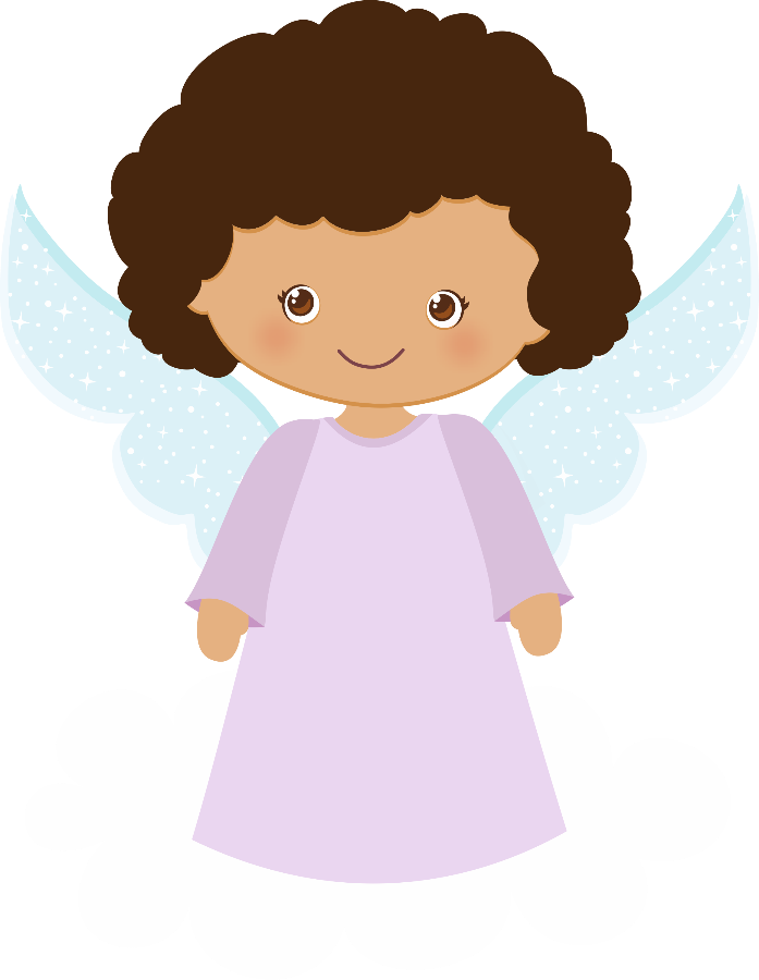 Angels In Heaven, Angel Cards, Clip Art, Baby Design, - Anjinho Para Batizado Png (697x900)