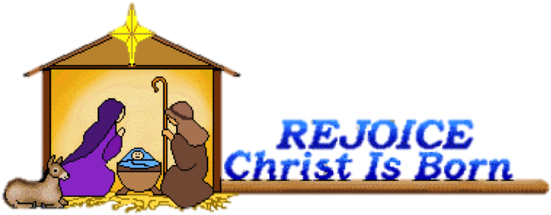 Christian - Pentecostal Celebrations - Christ Is Born Clipart (830x382)
