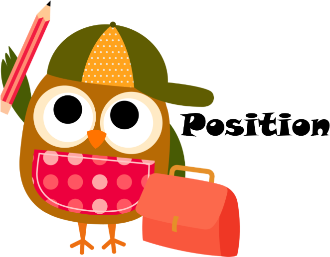 Position - Back To School Owl Clipart (689x516)