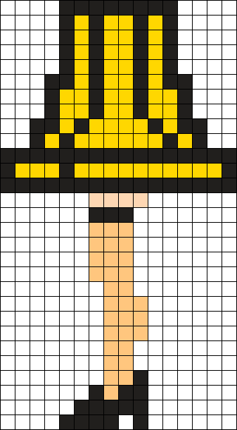 A Christmas Story Lamp Perler Bead Pattern / Bead Sprite - Christmas Story Bead Pattern (337x610)