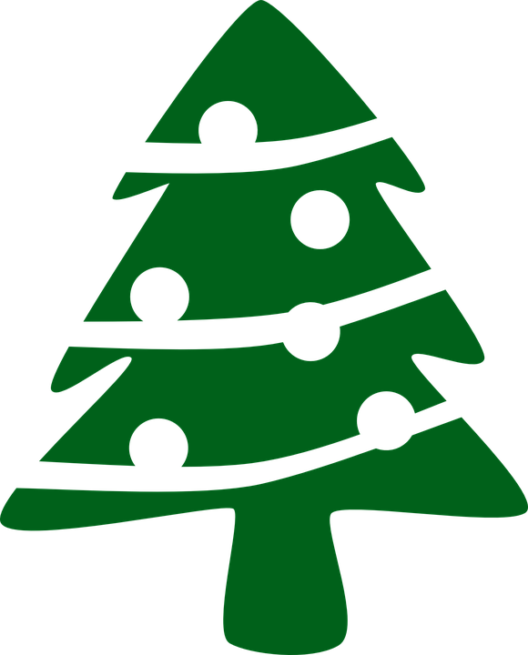Xmas Tree Silhouette 7, - Christmas Tree Throw Blanket (580x720)