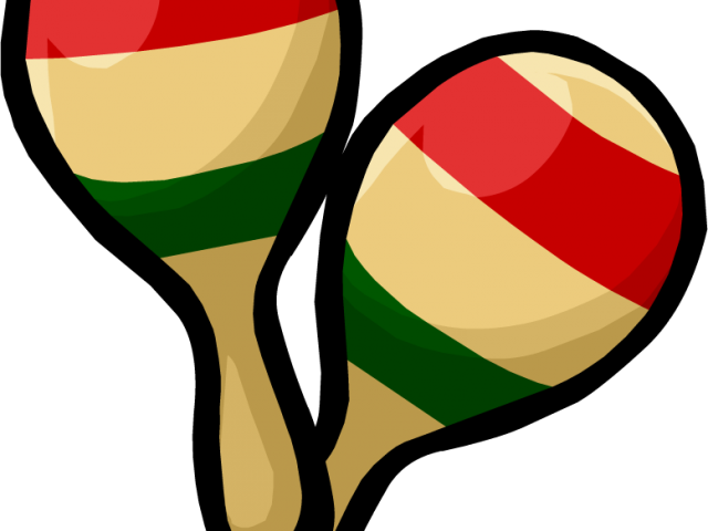Animated Mexican Clipart - Maraca Transparent Background (640x480)