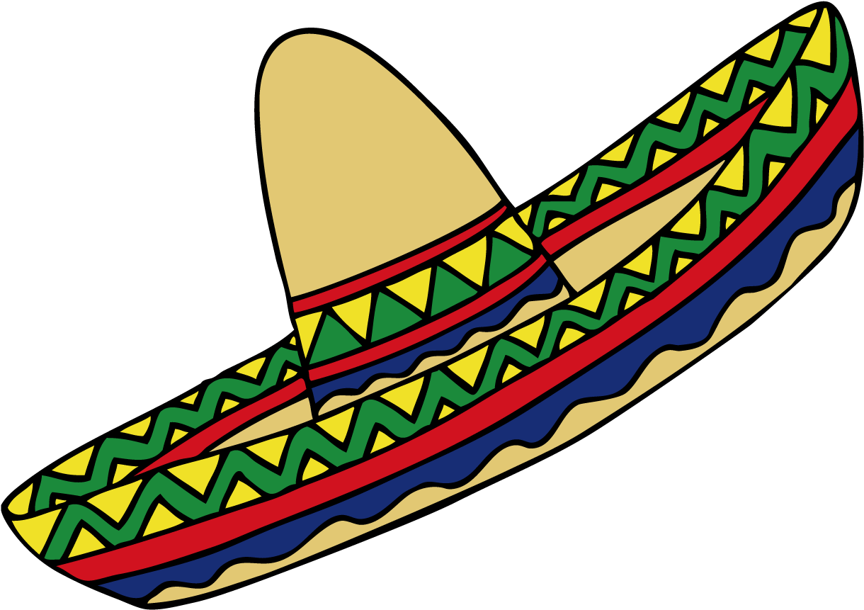 Mexican Hat Mexico Clip Art - Clipart Mexican Hat (1276x1276)
