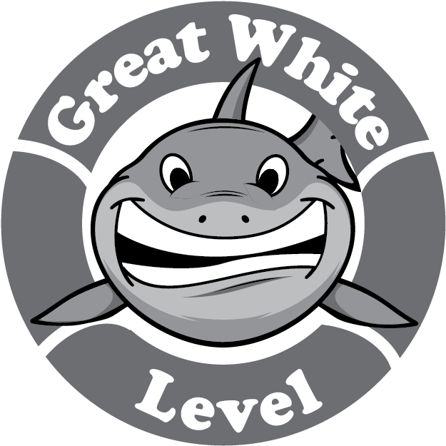 Sea Otter Swim Characters Final Great White Outlined - Sea Otter Swimming Level (656x654)